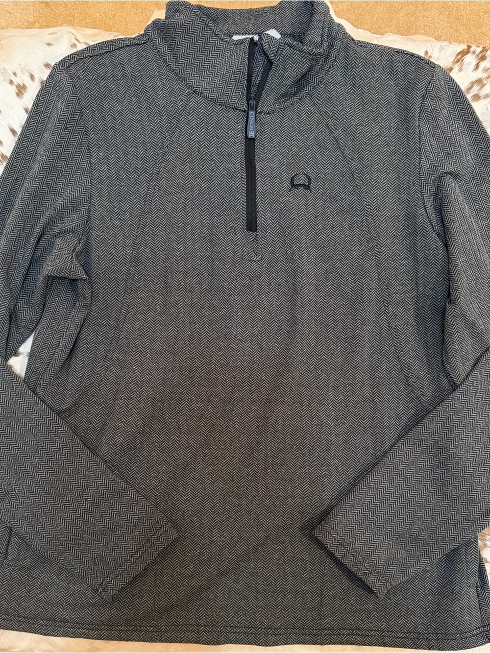 Cinch Herringbone Quarter Zip